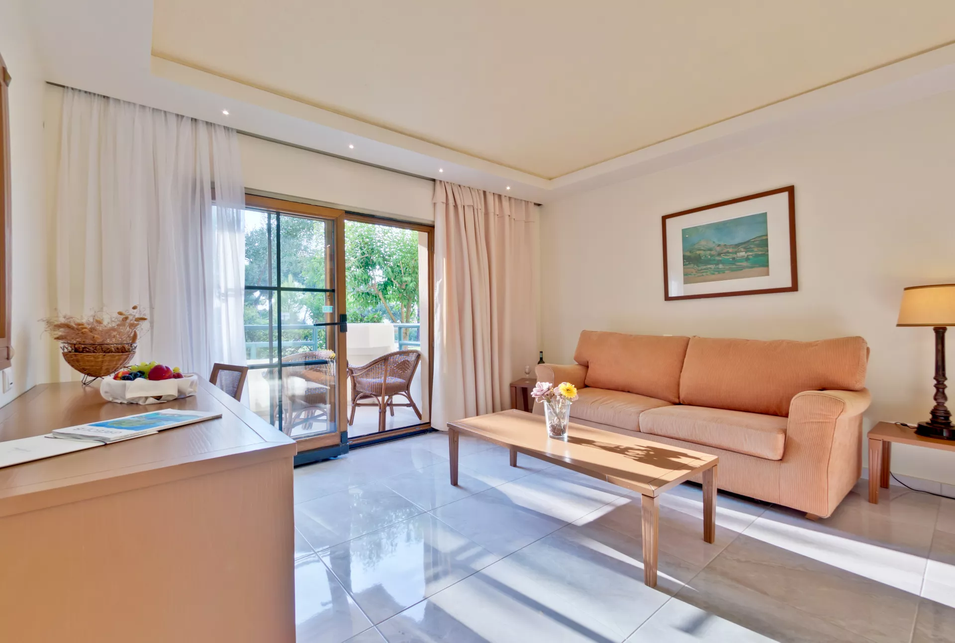 Tiara Holidays - Possidi Holidays Resort & Suites - Bungalow Suite - living room